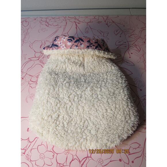 Reversible xs pink flower print jacket - Picture 4 of 6